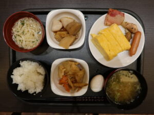 会津若松 東山温泉 くつろぎ宿 千代滝 朝食ビュッフェの例