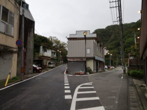 会津若松 東山温泉 原滝付近 川上方向を撮影