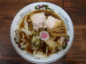 ワンタンメン 会津若松 麺や あくつにて