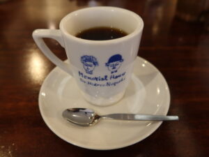 ブレンドコーヒー 会津若松 野口英世青春記念館にて