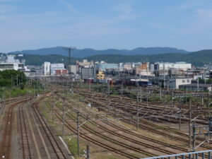 京都鉄道博物館 テラスからの景色
