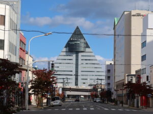 青森 アスパム 南側から夜に撮影