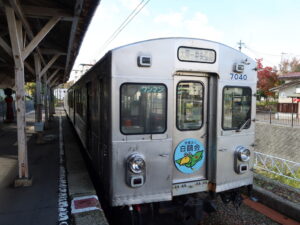 弘南鉄道大鰐線 7000系 前面 中央弘前駅で撮影