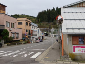 青森県南津軽郡大鰐町 大鰐温泉 県道201号線 あじゃら高原トンネルの入り口
