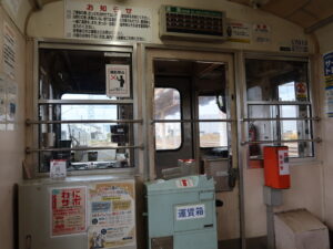 弘南鉄道弘南線 7000系 運転台 弘前駅にて
