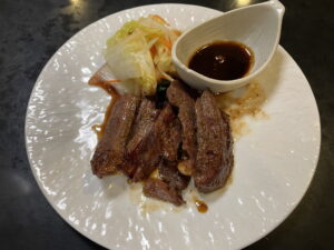 ハラミ焼き 青森まちなかおんせん 和風レストランふる河亭にて